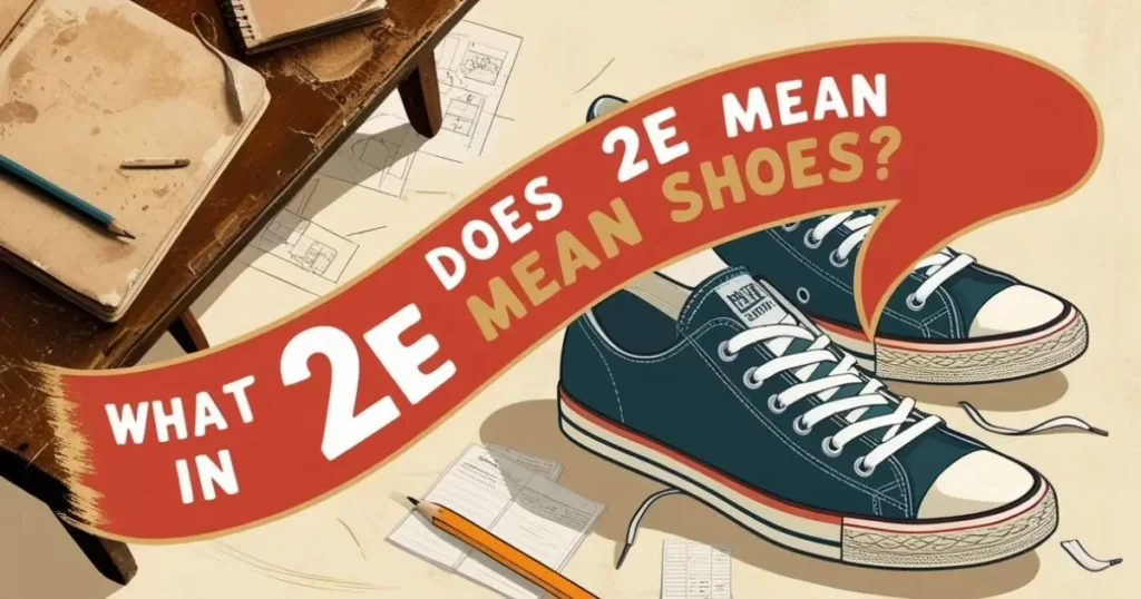 What Does 2E Mean in Shoes?