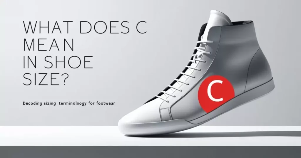 What Does C Mean in Shoe Size | Decoding Sizing Terminology for Footwear