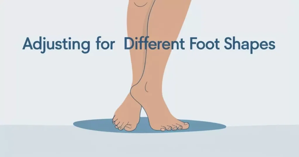 Adjusting for Different Foot Shapes