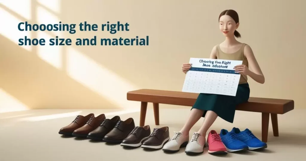 Choosing the Right Shoe Size and Material