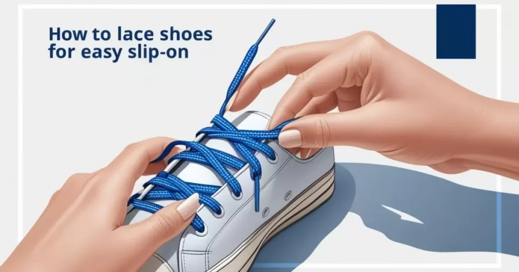 How To Lace Shoes So They Slip On?