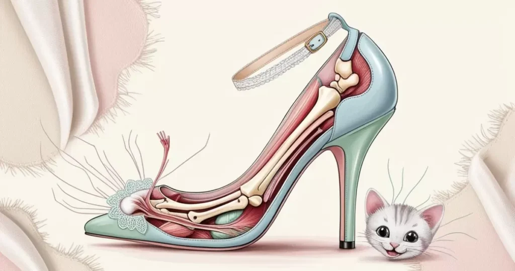 Shape Matters: The Anatomy of a Kitten Heel